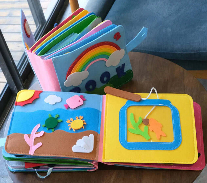 Montessori Filz-Bilderbuch - Abenteuer & Kreativität