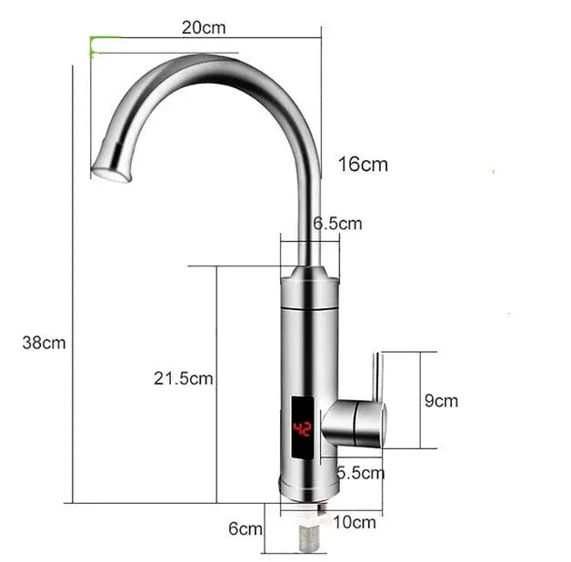 Elektrischer Wasserhahn Küchenarmatur