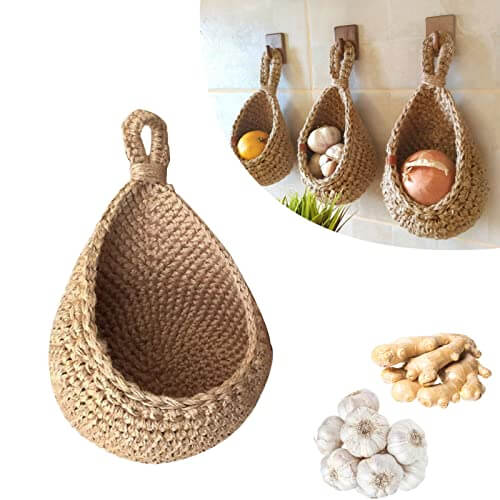 Paniers muraux suspendus pour fruits