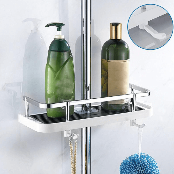 Platzsparendes Duschregal - Badezimmer Ordnungssystem