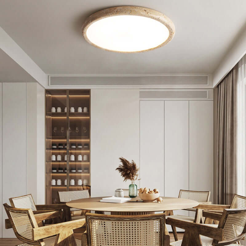 Naturstein LED-Deckenleuchte 38cm