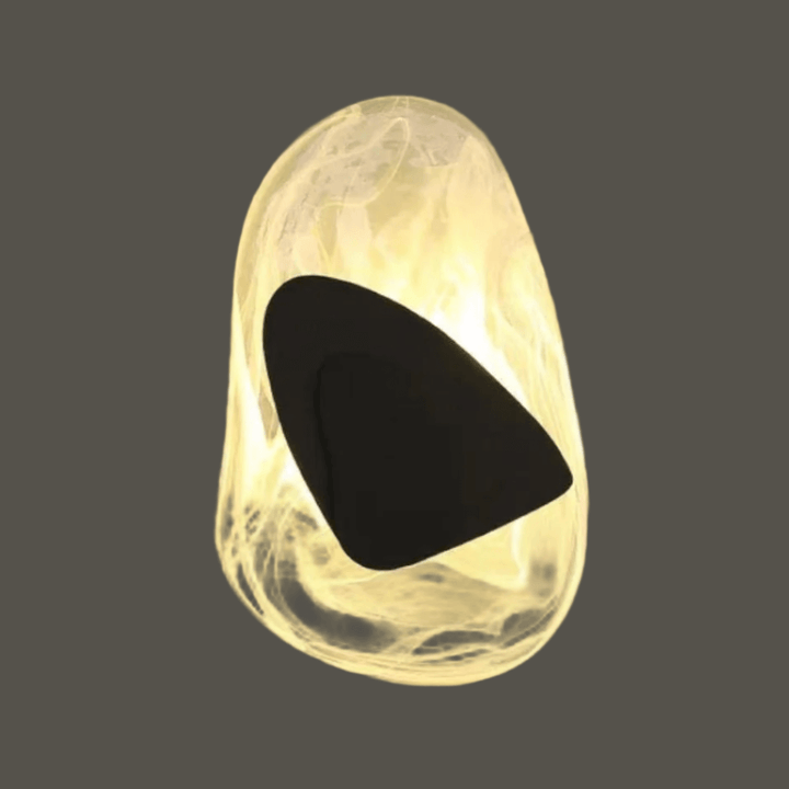Moderne LED-Wandleuchte aus Glas