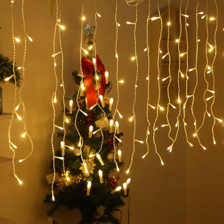 LED Eiszapfen Lichterkette 4,8m
