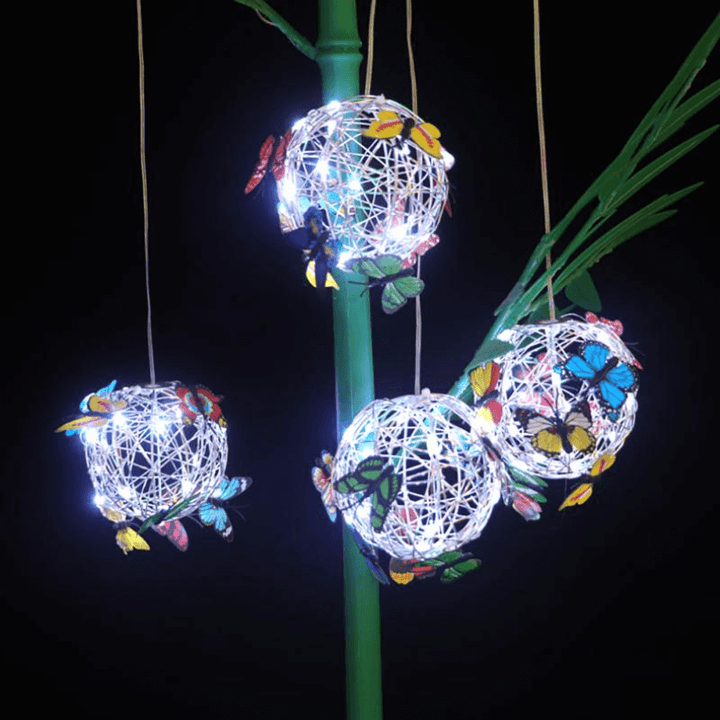 Solar Gartenleuchte Schmetterling LED