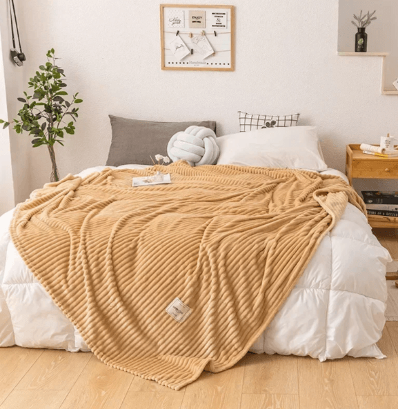Couverture en flanelle douce : douillette et chaleureuse