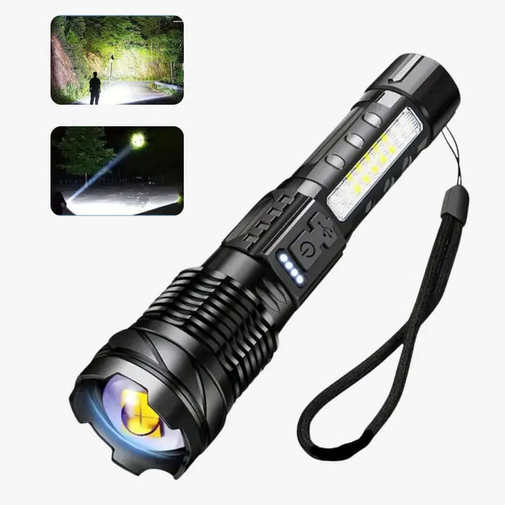 Lampe de poche tactique ultra lumineuse 5000 lumens