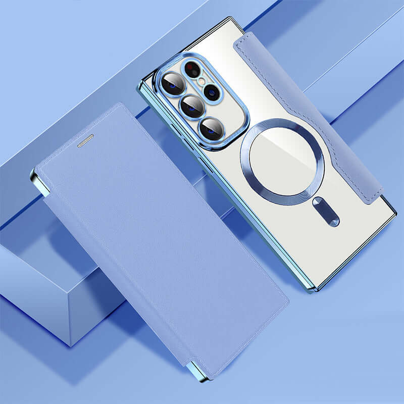 Étui de téléphone en cuir avec fente pour carte