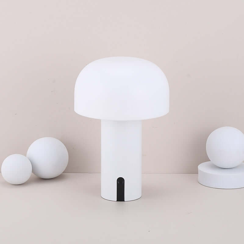 Dimmbare LED Pilz Tischlampe, Acryl
