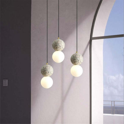 Hängeleuchte Zement & Glas Designleuchte