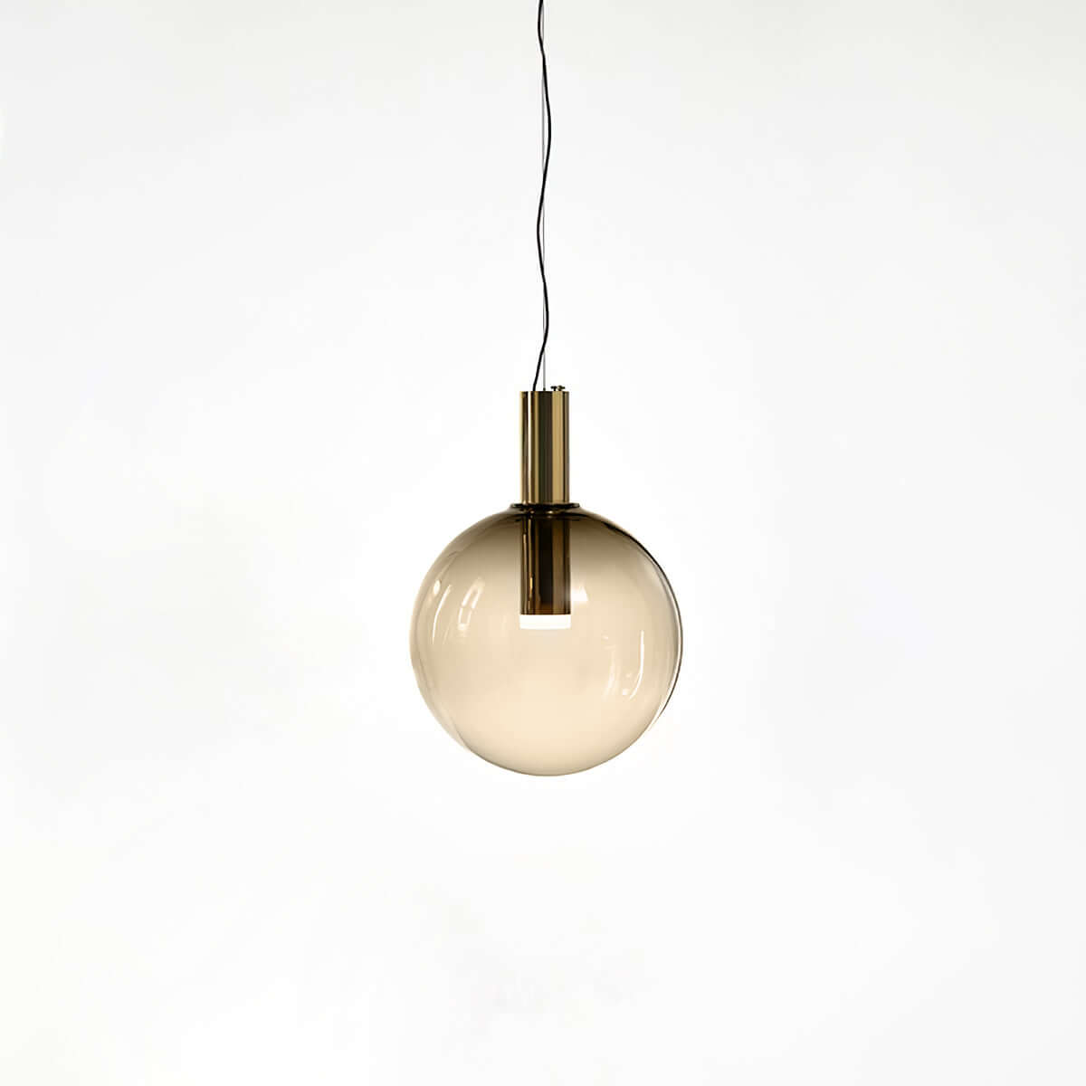 Elegante Pendelleuchte Glas & Metall