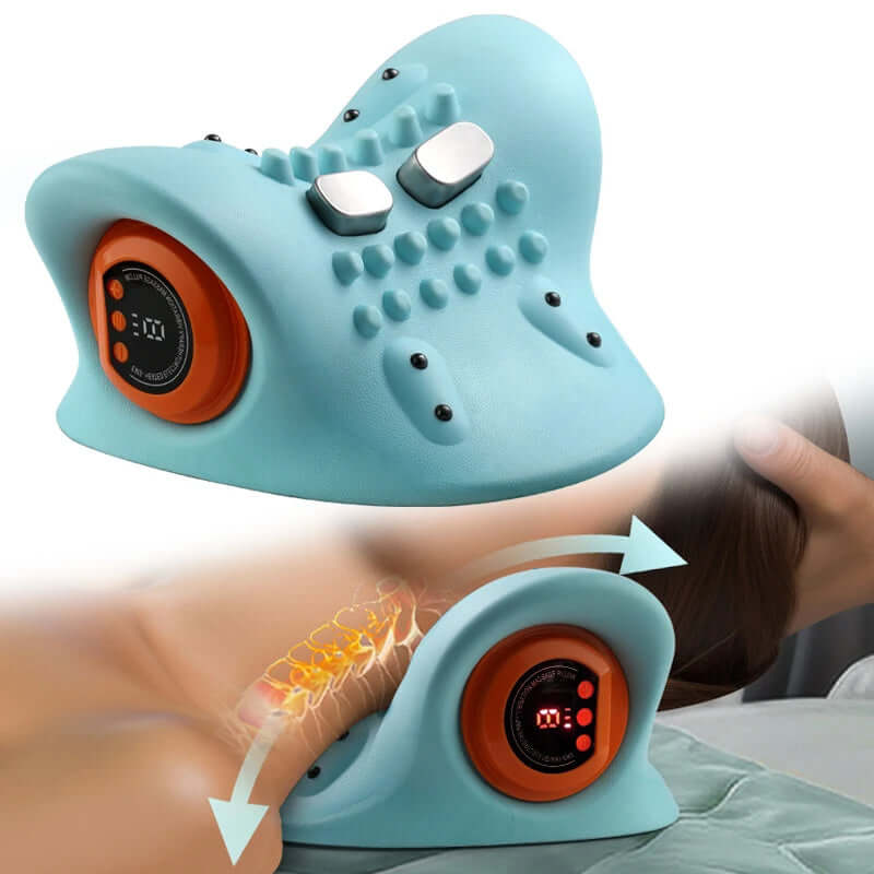 Elektrisches Nackenmassagegerät mit Wärme - Schmerzlinderung