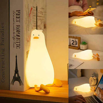 Veilleuse canard mignonne, aide au sommeil de bébé
