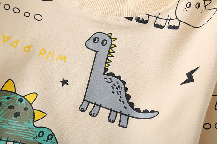 Ensemble de vêtements pour enfants - T-shirt et pantalon dinosaure