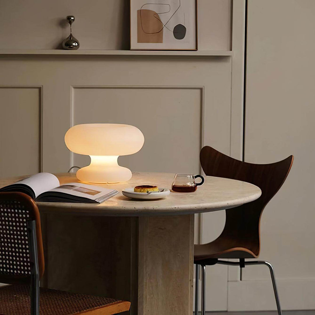 Lampe de table Donut design moderne éclairage intérieur LED