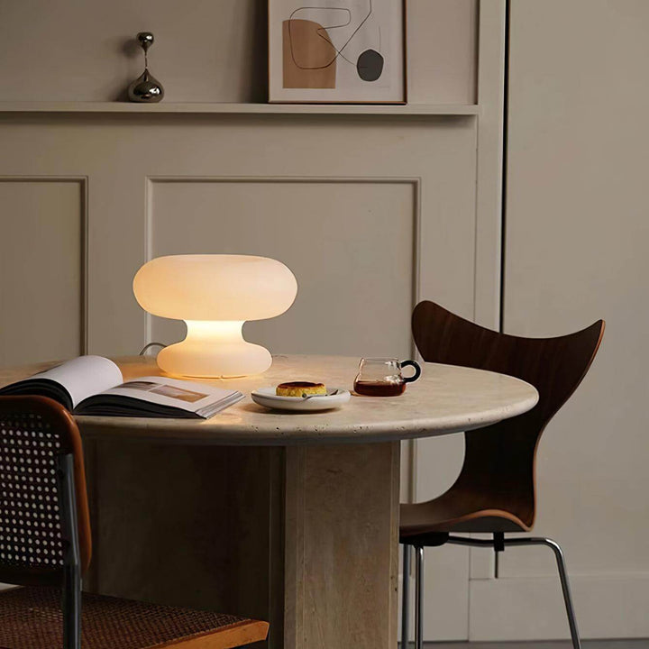 Lampe de table Donut design moderne éclairage intérieur LED