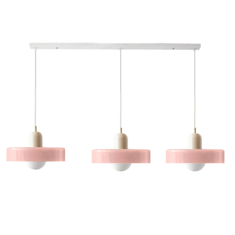 Lampe suspendue Bauhaus à 3 têtes