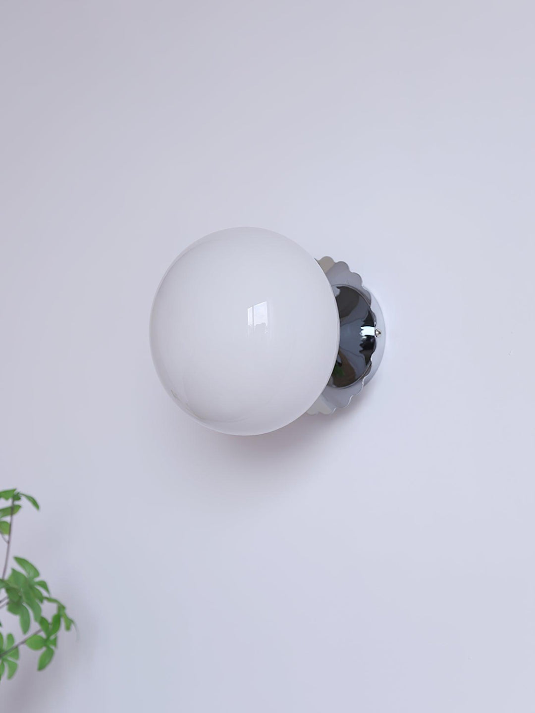 Moderne Rosa Glas Wandleuchte