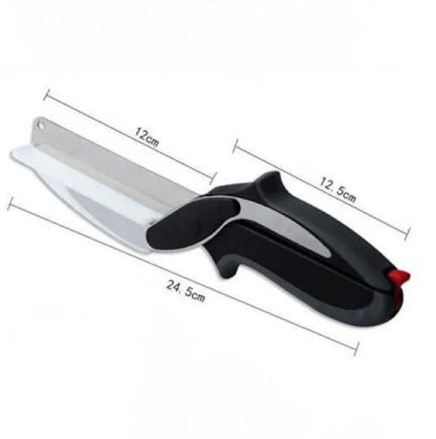 2-in-1 Küchenhelfer - Messer & Schneidebrett