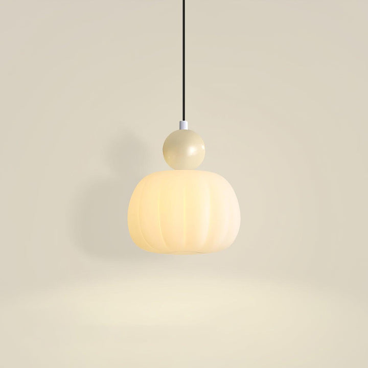 Elegante Kürbis Pendelleuchte, 14cm