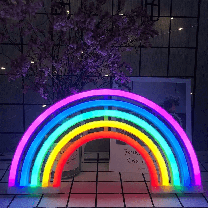 Regenbogen Nachtlicht Stimmungslampe LED Deko