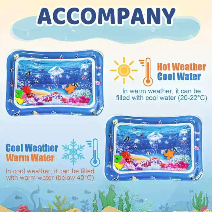 Tapis de jeu d'eau interactif pour chats