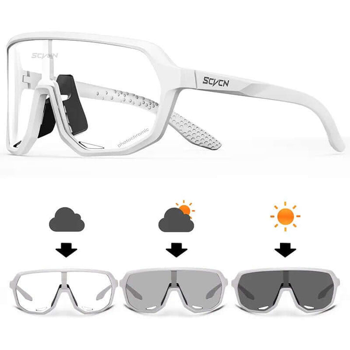 Lunettes de sport photochromiques pour le cyclisme