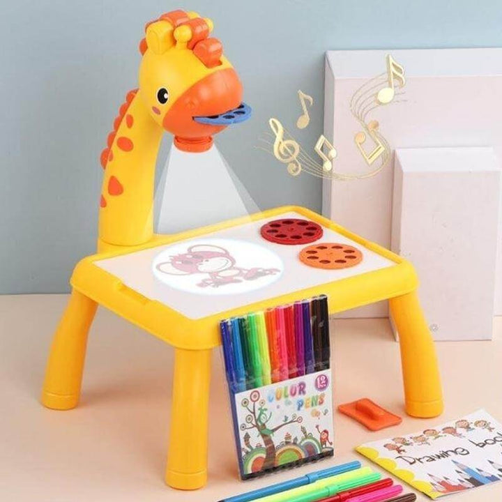 Projecteur de dessin LED pour enfants avec musique - ensemble créatif