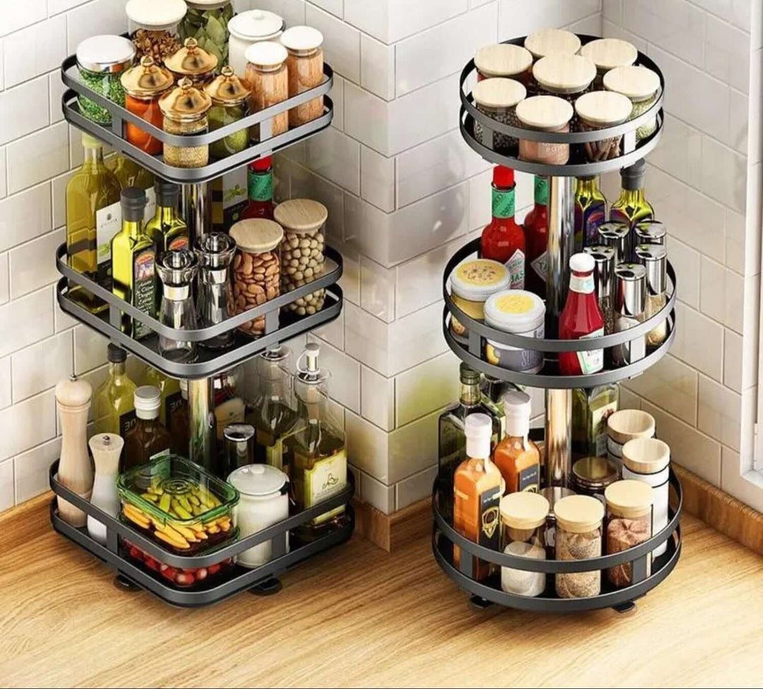 Étagère de rangement rotative TwistRack 360°