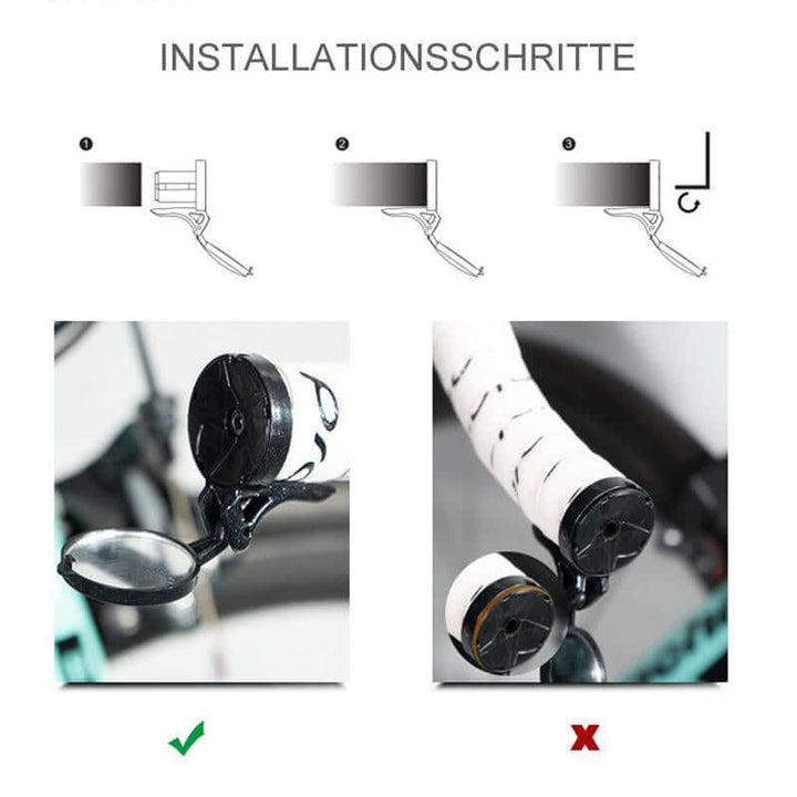Fahrrad Rückspiegel - Flexibel & Leicht