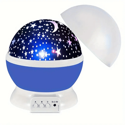 Veilleuse projecteur d'étoiles pour enfants