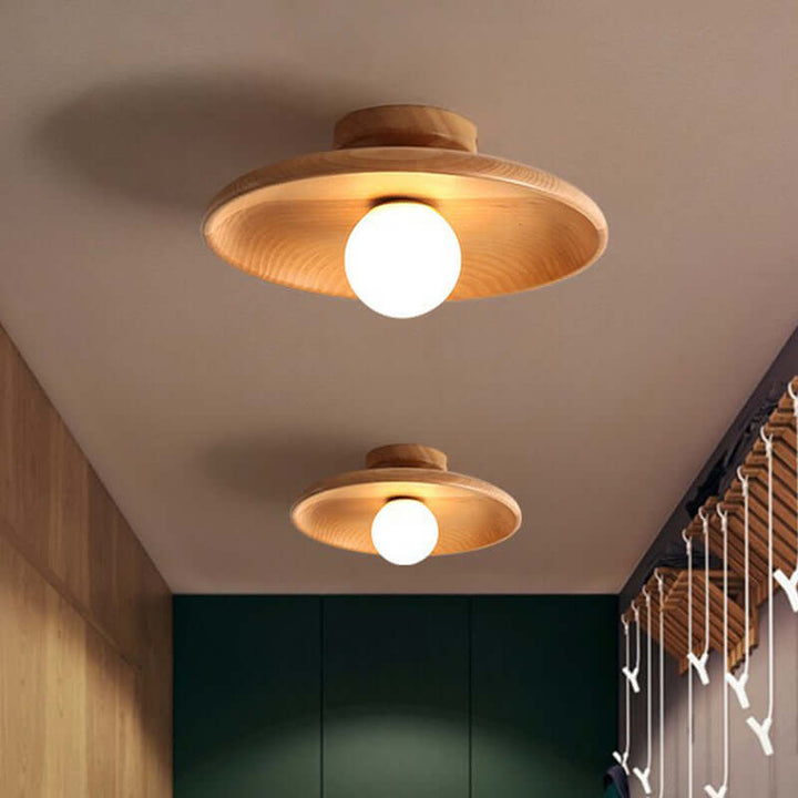 Flache Deckenleuchte Schale Modern