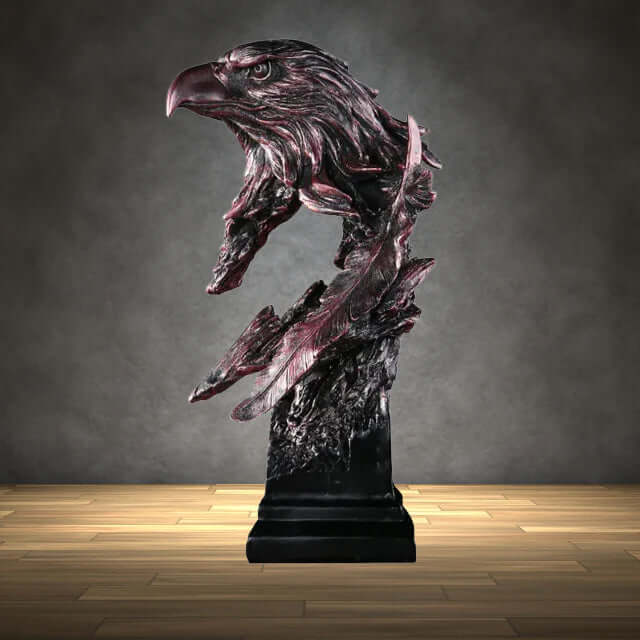 Adler Skulptur - Bronze Deko Figur, majestätisch