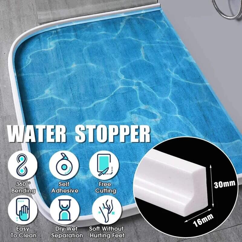 Silikon Duschbarriere - Wasserstopper Bad