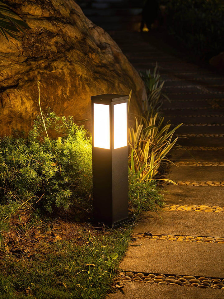 Moderne LED Pollerleuchte Außen Garten