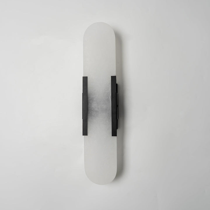 Langgestreckte Alabaster-Wandleuchte