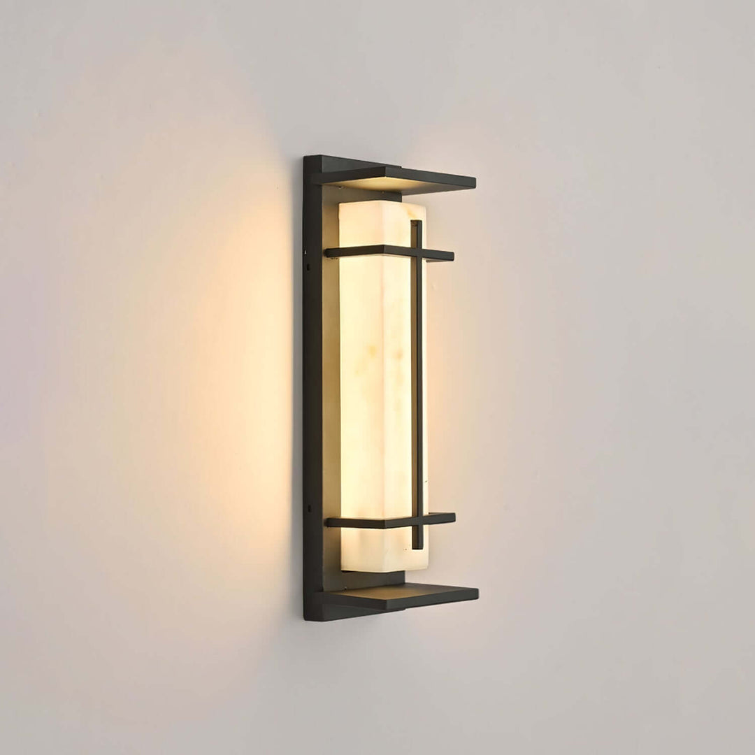 Quadratische LED-Außenwandleuchte