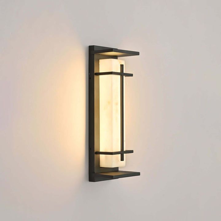 Quadratische LED-Außenwandleuchte