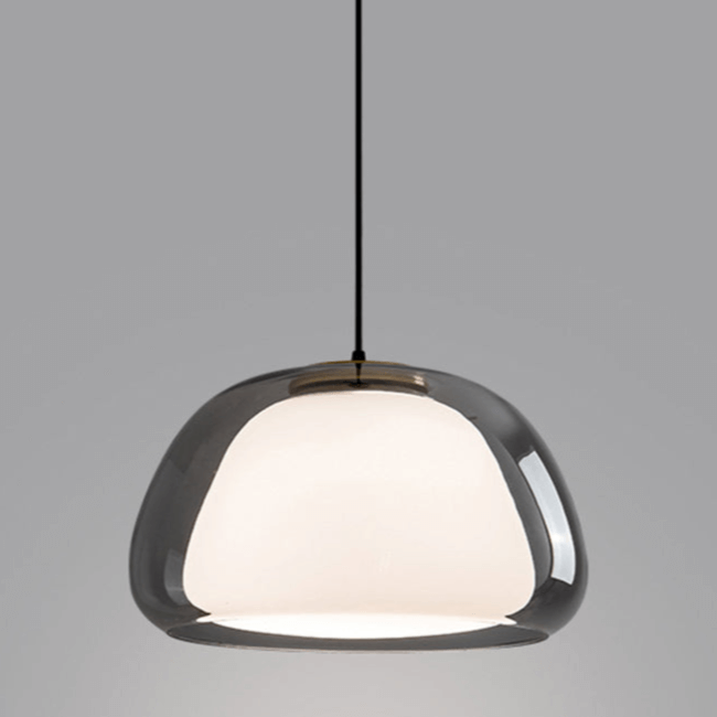Moderne Milchglas Hängeleuchte Jelly
