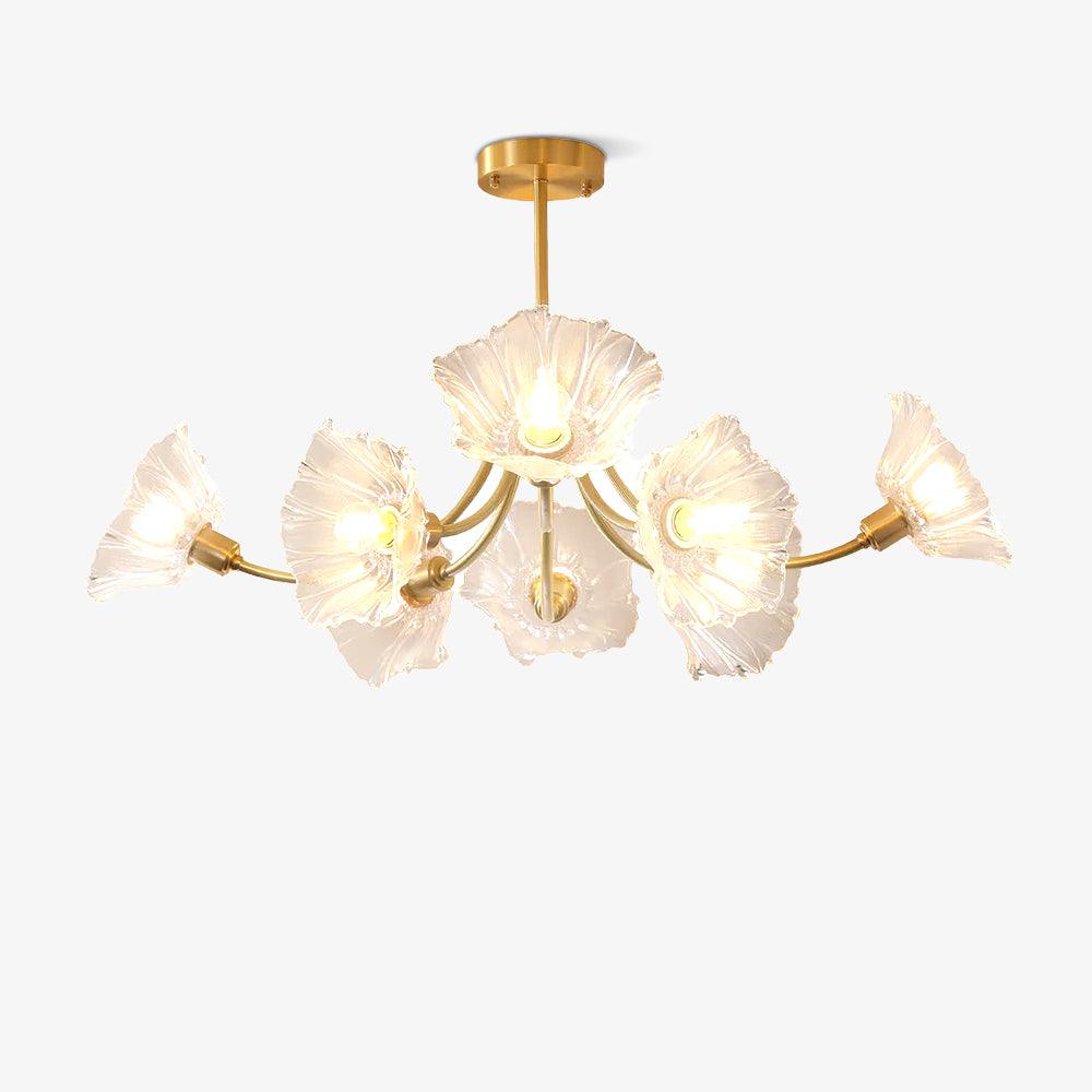 Blumenglas Kronleuchter - Elegant & Modern