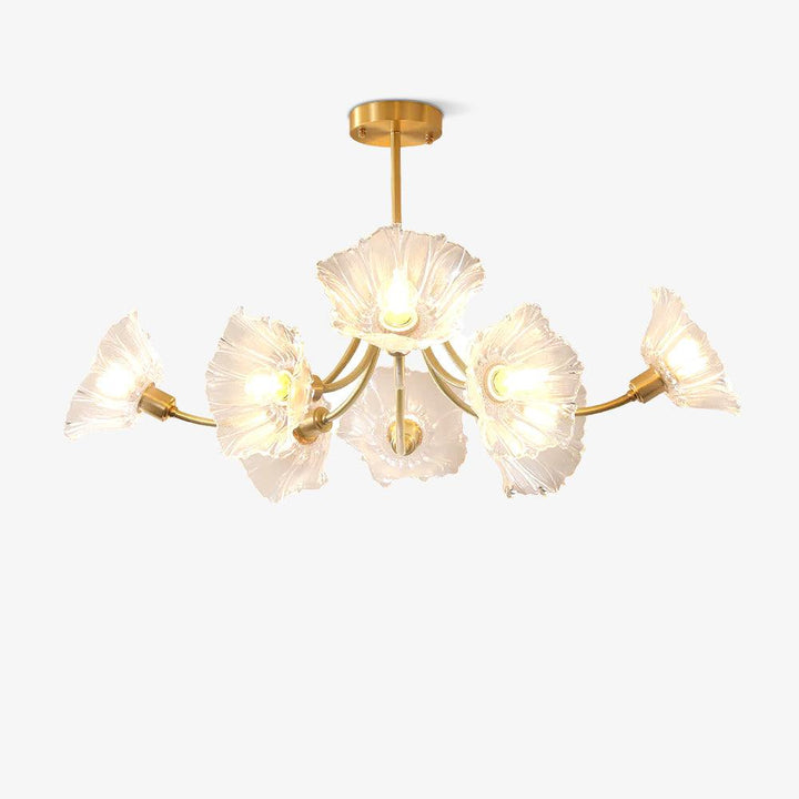 Blumenglas Kronleuchter - Elegant & Modern