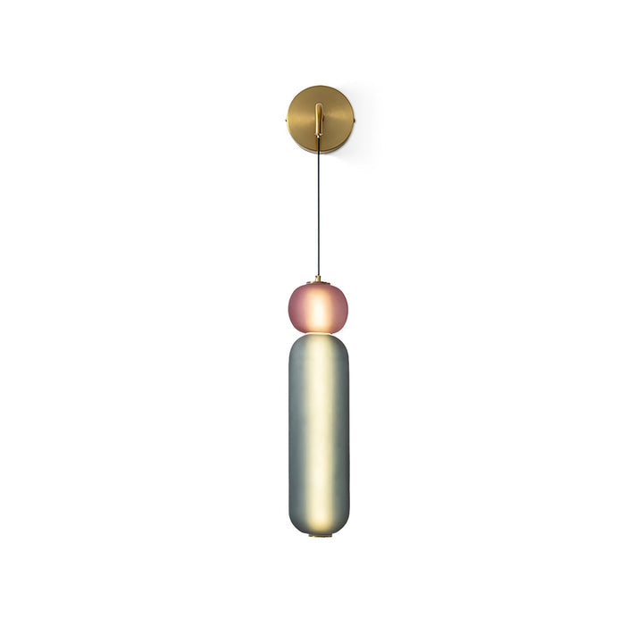 Elegante Wandleuchte mit Glockenorchideen