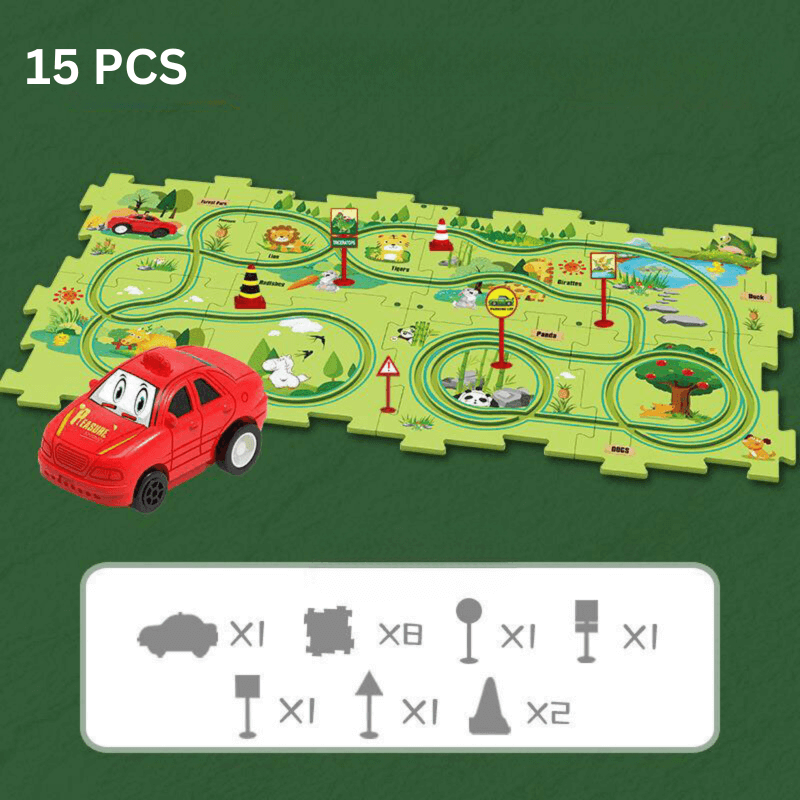 Kinder-Rennspielzeug: Kreativ-Puzzle