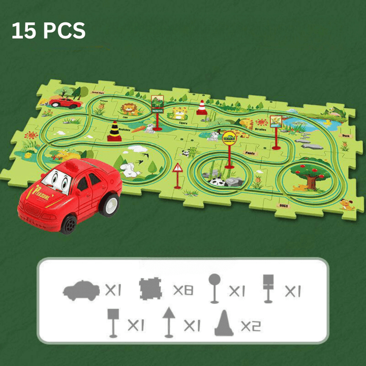 Kinder-Rennspielzeug: Kreativ-Puzzle