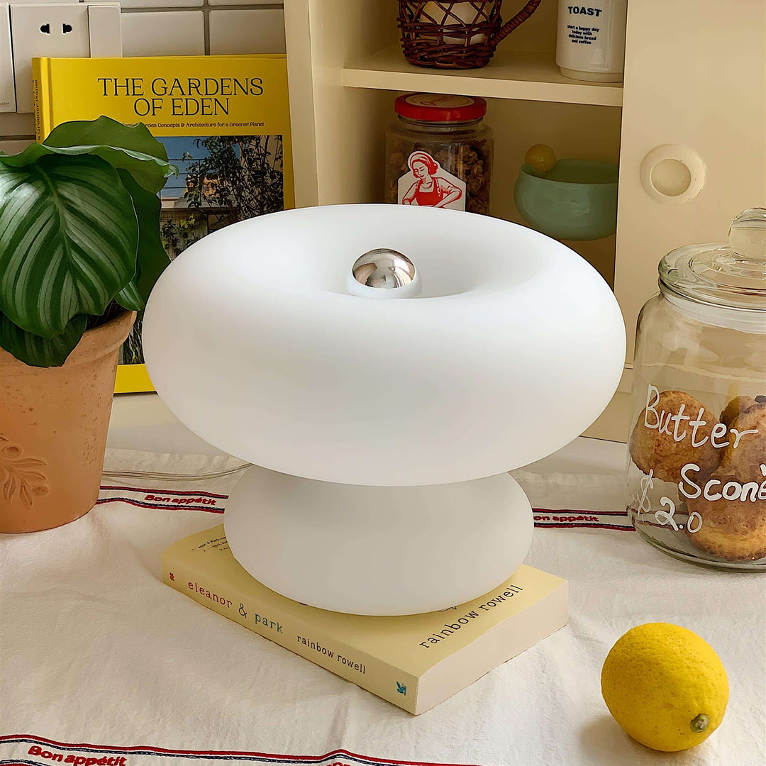Lampe de table Donut design moderne éclairage intérieur LED