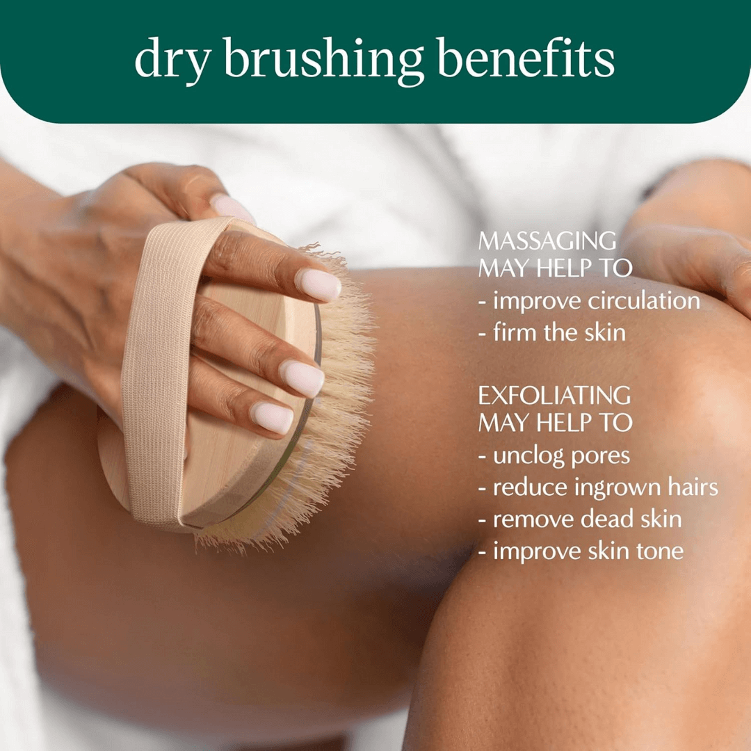 Trockenbürste Körperbürste Naturborsten Peeling Massagebürste