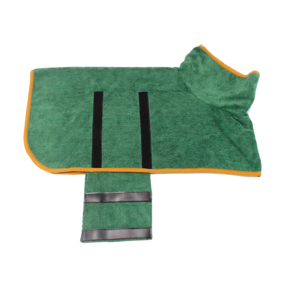 Peignoir absorbant en microfibre pour chien