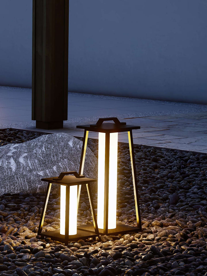 Tragbare LED Außenleuchte für Garten & Balkon