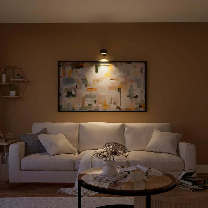 Kabellose LED Wandleuchte mit 360° Rotation