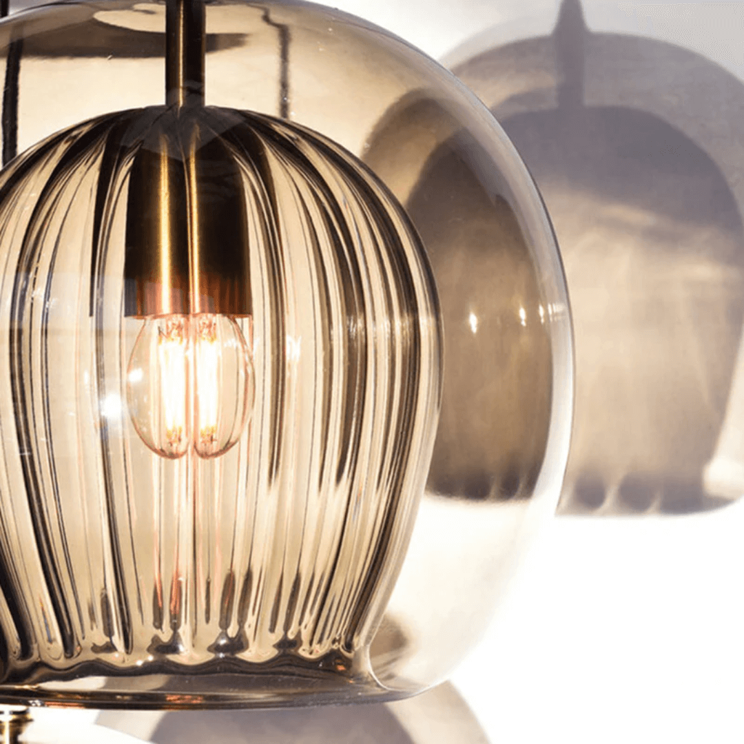 Moderne LED Pendelleuchte Glaskugel - Höhenverstellbar