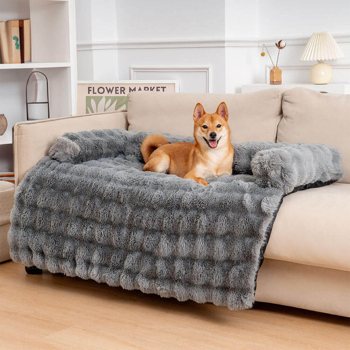 Couverture de canapé pour chien en peluche PlushNest